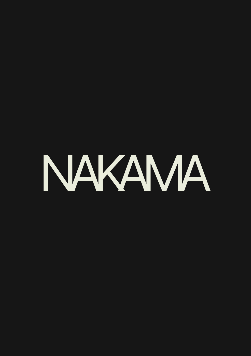 NAKAMA logo composition